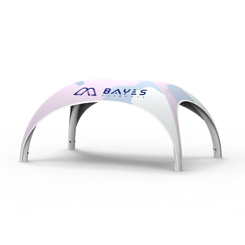 Lange opblaasbare tent