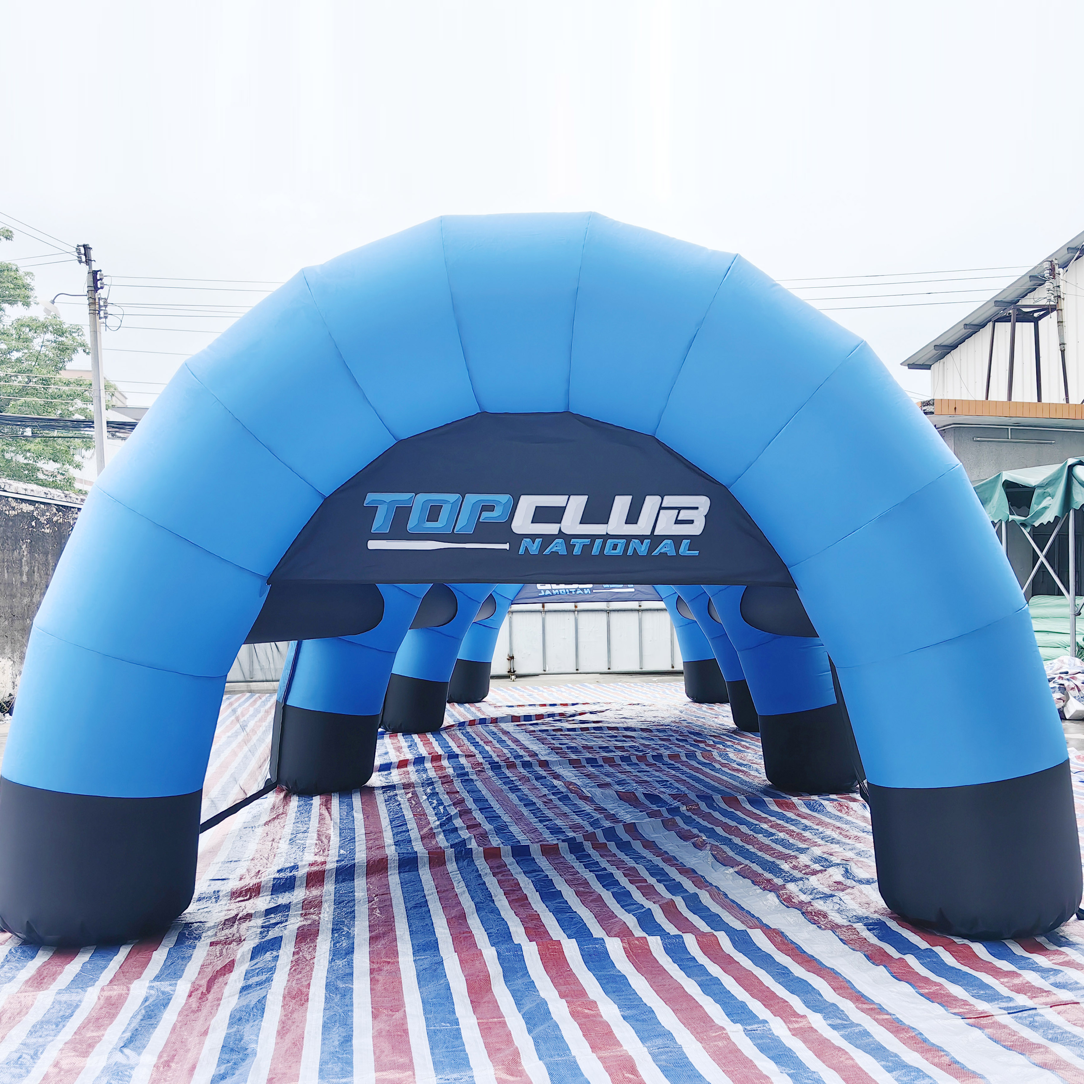 Arco inflable con soplador