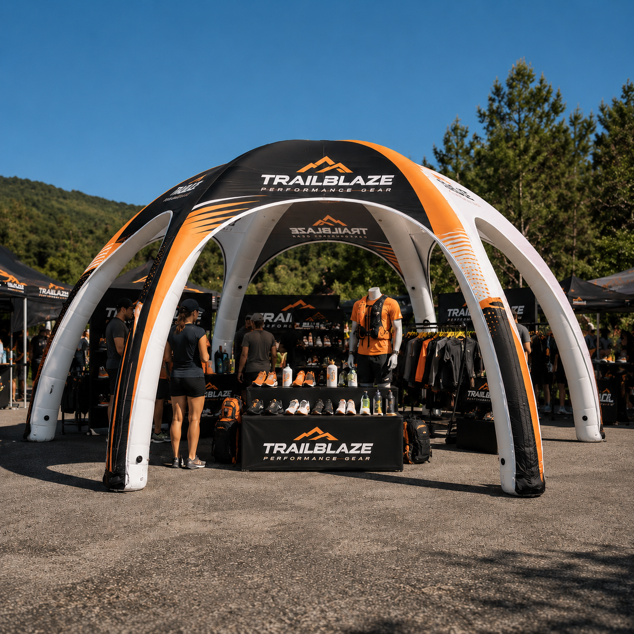 Tenda gonfiabile resistente